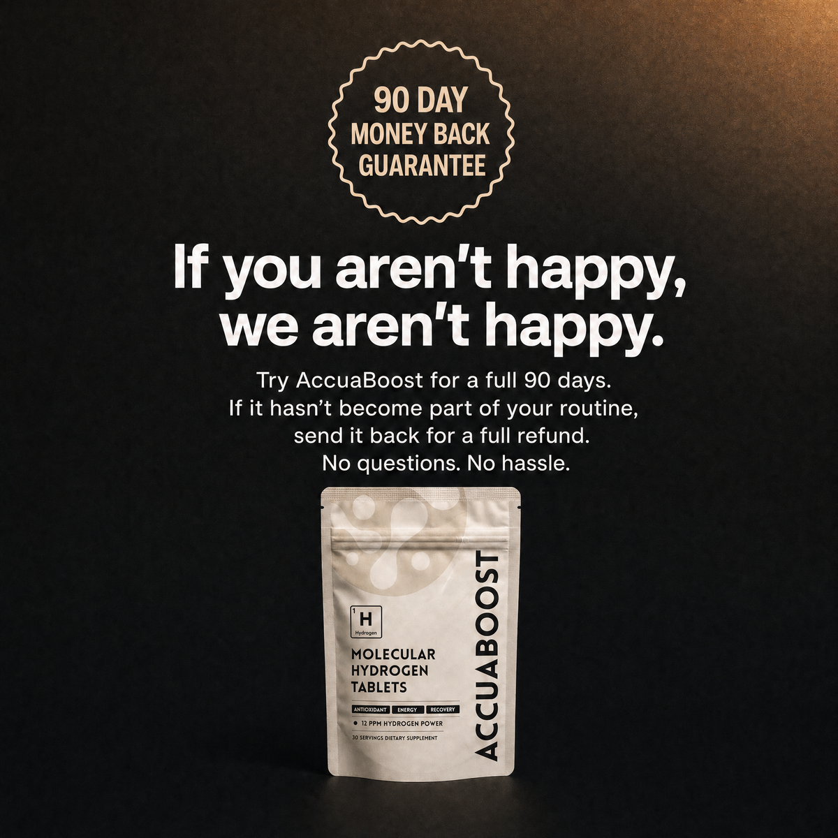 Hydrogen Water Tablets - AccuaBoost AccuaBoost