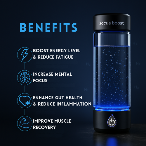 AccuaBoost Hydrogen Water Bottle