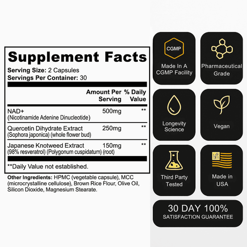 NAD+ Resveratrol | AccuaBoost
