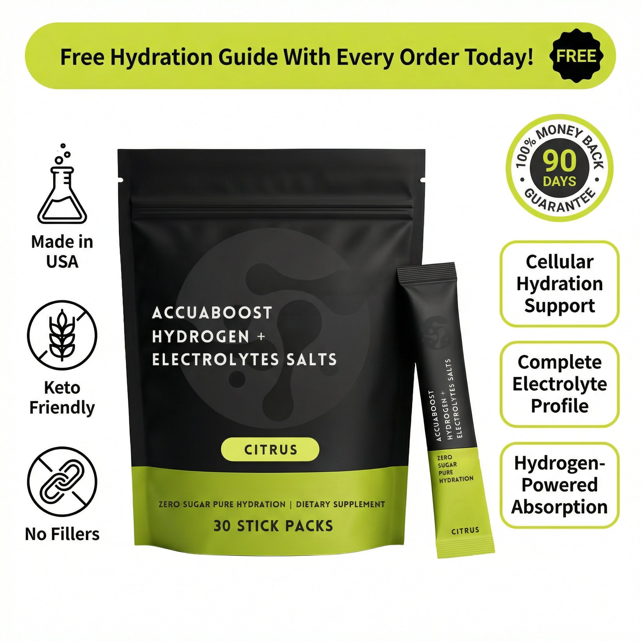 Electrolytes Salts + Hydrogen