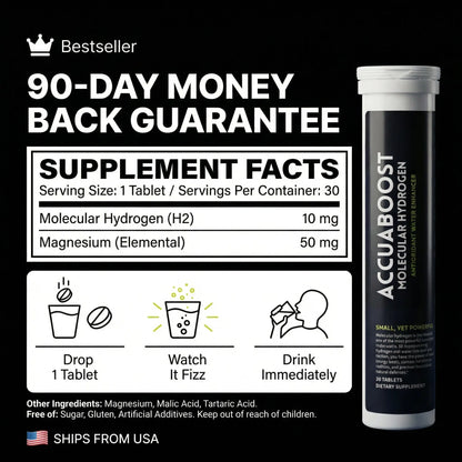 Molecular Hydrogen Water Tabs AccuaBoost